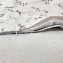 Set lenjerie de schimb pentru patut bebe 3 piese Crengute gri (5)